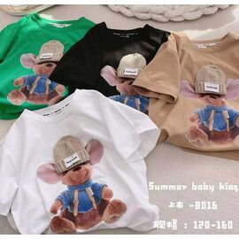 Фотография Футболка детская на девочку 8016 black р.6-10 "Фунтик" недорого оптом от прямого поставщика