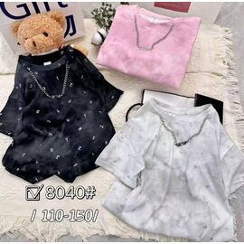 Фотография Футболка детская на девочку 8040 pink р.5-9 "Фунтик" недорого оптом от прямого поставщика