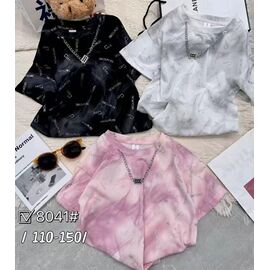 Фотография Футболка детская на девочку 8041 pink р.5-9 "Фунтик" недорого оптом от прямого поставщика