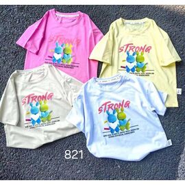 Фотография Футболка детская на девочку 821 pink р.4-8 "Фунтик" недорого оптом от прямого поставщика