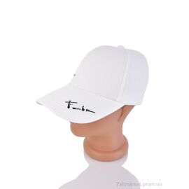 Фотография Кепка унисекс Лето 26-03 white (5 шт. р.сетка 58-60) "TUZZI" недорого оптом от прямого поставщика