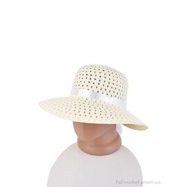 Фотография Шляпа женская Лето 27-07 beige (5 шт. р.сетка 56-58) "TUZZI" недорого оптом от прямого поставщика