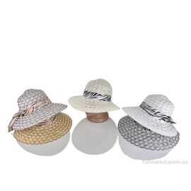 Фотография Шляпа женская Лето 17-01 mix (5 шт. р.сетка 56-58) "TUZZI" недорого оптом от прямого поставщика