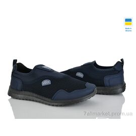 Фотография Кроссовки мужские модные Весна/осень 2901-1 синій (6 пар р.41-45) "Paolla" недорого оптом от прямого поставщика