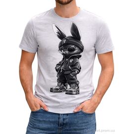 Футболка чоловіча Літо 244 сірий (5 шт. р.сіткаM-3XL) "Алия" недорого оптом від прямого постачальника