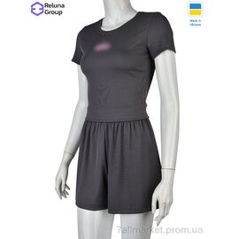 Фотография Женский костюм Лето SF017-5 grey (4 шт. р.сетка 42-48) "Reluna Group" недорого оптом от прямого поставщика