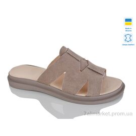 Фотография Шлепки женские облегченные Лето 54 капучин.з. (6 пар р.37-41) "Sali" недорого оптом от прямого поставщика