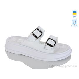 Фотография Шлепки женские облегченные Лето 91 білий к. (6 пар р.36-40) "Sali" недорого оптом от прямого поставщика