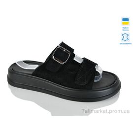 Фотография Шлепки женские облегченные Лето 10 чорний з. (6 пар р.36-40) "Sali" недорого оптом от прямого поставщика