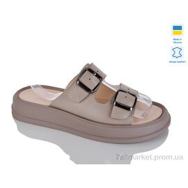 Фотография Шлепки женские облегченные Лето 91 капучино к. (6 пар р.36-40) "Sali" недорого оптом от прямого поставщика