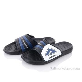 Фотография Шлепки мужские пляжные Лето 3AP04M black-navy (6 пар р.41-43) "Obuvok" недорого оптом от прямого поставщика
