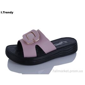Фотография Шлепки женские облегченные Лето ZK702-20 (8 пар р.36-41) "Trendy" недорого оптом от прямого поставщика