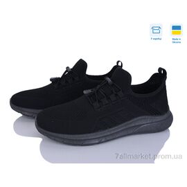 Фотография Кроссовки мужские модные Лето M25-03 чорний (8 пар р.40-45) "Paolla" недорого оптом от прямого поставщика