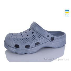 Фотография Кроксы мужские легкие Лето SV21 св.сірий (6 пар р.40-45) "SANLIN 2" недорого оптом от прямого поставщика