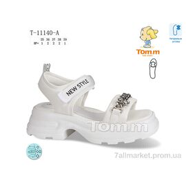 Фотография Босоножки детские летние Лето T-11140-A (8 пар р.35-39) "Ok Shoes" недорого оптом от прямого поставщика