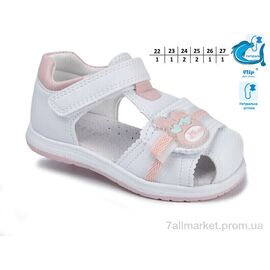 Фотография Босоножки детские летние Лето 51046A (8 пар р.22-27) "Ok Shoes" недорого оптом от прямого поставщика