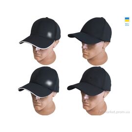 Фотография Кепка унисекс Лето 0738 чорний mix (5 шт. р.сетка M-XL) "Mabi" недорого оптом от прямого поставщика