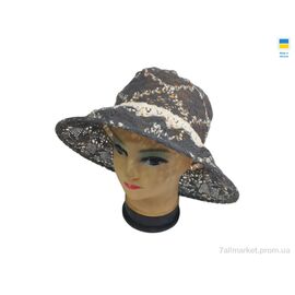 Фотография Шляпа женская Лето 0736 бежево-сірий (4 шт. р.сетка 56-60) "Mabi" недорого оптом от прямого поставщика