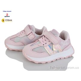 Кросівки дитячі модні Весна/осінь LA108 pink (6 пар р.22-27) "Clibee-Doremi" недорого оптом від прямого постачальника