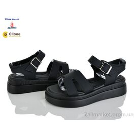 Фотография Босоножки детские летние Лето ZC2280 black (6 пар р.32-37) "Clibee-Doremi" недорого оптом от прямого поставщика