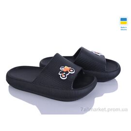Шльопанці дитячі літні Літо Cross 022 чорний (6 пар р.24-29) "Vladimir" недорого оптом від прямого постачальника