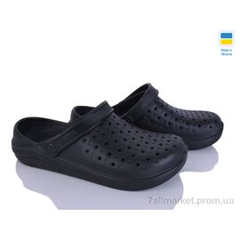 Фотография Кроксы мужские легкие Лето Cross 025 чорний (6 пар р.40-45) "Vladimir" недорого оптом от прямого поставщика