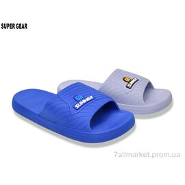 Фотография Шлепки мужские пляжные Лето 8865 mix (12 пар р.40-45) "Super Gear" недорого оптом от прямого поставщика