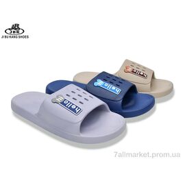 Фотография Шлепки мужские пляжные Лето 709 mix (12 пар р.40-45) "Jibukang" недорого оптом от прямого поставщика