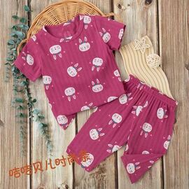 Піжама дитяча легка на дівчинку FN164 wine р.5-7 "Фунтик" недорого оптом від прямого постачальника