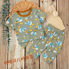 Піжама дитяча легка на хлопчика FN170 khaki р.5-7 "Фунтик" недорого оптом від прямого постачальника