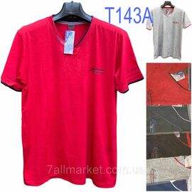 Футболка чоловіча молодіжна р-ри XL-5XL (мікс кв) "NICOLAS" недорого гуртом від прямого постачальника