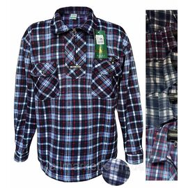 Сорочка чоловіча на флісі розмір 48-56 (мікс кв) "NICOLAS" недорого від прямого постачальника