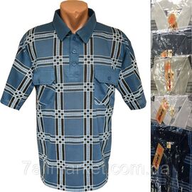 Футболка-поло чоловіча молодіжна батал р-ри XL-4XL (мікс кв) "NICOLAS" недорого гуртом від прямого постачальника