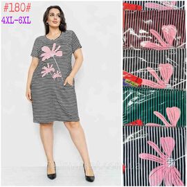 Фотография Платье домашнее женское полу-батал размеры 4XL-6XL (МИКС) "NICOLAS" недорого от прямого поставщика