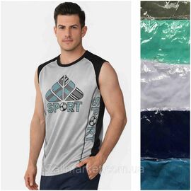 Майка чоловіча молодіжна  р-ри XL-4XL (мікс кв) "NICOLAS" недорого гуртом від прямого постачальника