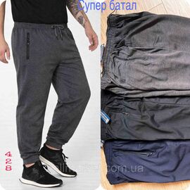 Спортивні штани чоловічі, прямі супербатал розміри 4XL-8XL "NICOLAS" недорого від прямого постачальника
