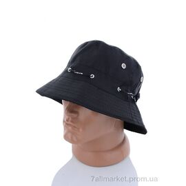 Фотография Панама мужская Лето 24-03 двухсторонняя black (5 шт. р.сетка 57-58) "TUZZI" недорого оптом от прямого поставщика