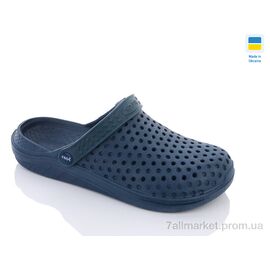 Фотография Кроксы мужские легкие Лето C68 синій (6 пар р.41-45) "Крок" недорого оптом от прямого поставщика