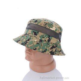 Фотография Панама мужская Лето JK002-1 green (5 шт. р.сетка 57-58) "TUZZI" недорого оптом от прямого поставщика