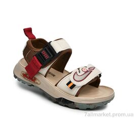Сандалії дитячі літні Літо B2939 беж (10 пар р.26-30) "TOM.M" недорого оптом від прямого постачальника