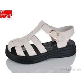 Фотография Босоножки женские летние Лето H9220-1 (8 пар р.36-41) "Maiguan" недорого оптом от прямого поставщика