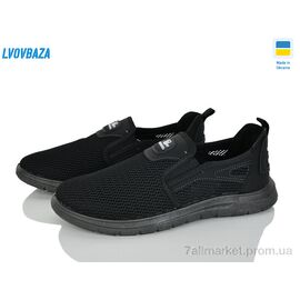 Фотография Кроссовки мужские модные Лето Dago 3201 чорний (6 пар р.41-45) "Lvovbaza" недорого оптом от прямого поставщика