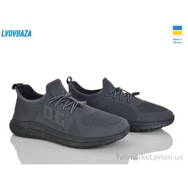 Фотография Кроссовки мужские модные Лето Dago 25-02 сірий (8 пар р.40-45) "Lvovbaza" недорого оптом от прямого поставщика