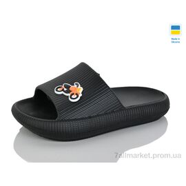 Фотография Шлепки детские летние Лето 022 чорний (6 пар р.24-29) "SANLIN 2" недорого оптом от прямого поставщика