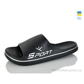 Фотография Шлепки мужские пляжные Лето B403 чорний (8 пар р.41-46) "M&L  Alex13" недорого оптом от прямого поставщика