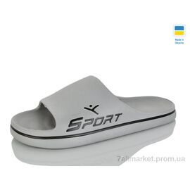 Фотография Шлепки мужские пляжные Лето B403 сірий (8 пар р.41-46) "M&L  Alex13" недорого оптом от прямого поставщика