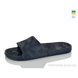 Фотография Шлепки мужские пляжные Лето B400 т.синій (6 пар р.40-46) "M&L  Alex13" недорого оптом от прямого поставщика