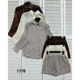 Фотография Костюм женский 1778 brown р.42-46 "LOOK" недорого оптом от прямого поставщика