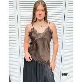 Фотография Майка женская 1901 brown р.42-46 "LOOK" недорого оптом от прямого поставщика