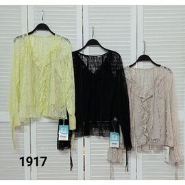 Фотография Блузка женская летняя 1917 black р.42-48 "LOOK" недорого оптом от прямого поставщика